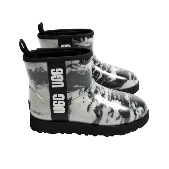 UGG (Australia) PVC Mini Marble Shearling Snow Boots : US 6 EU 37 - Picture 1 of 3